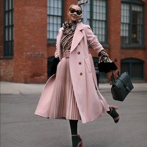 Limited edition halogen x Atlantic- pacific pink winter coat